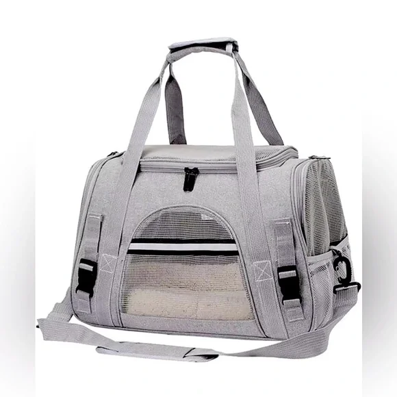 Pet Dog/Cat Carrier Bag Soft Sided Comfort Travel Tote Case Airline Approved US