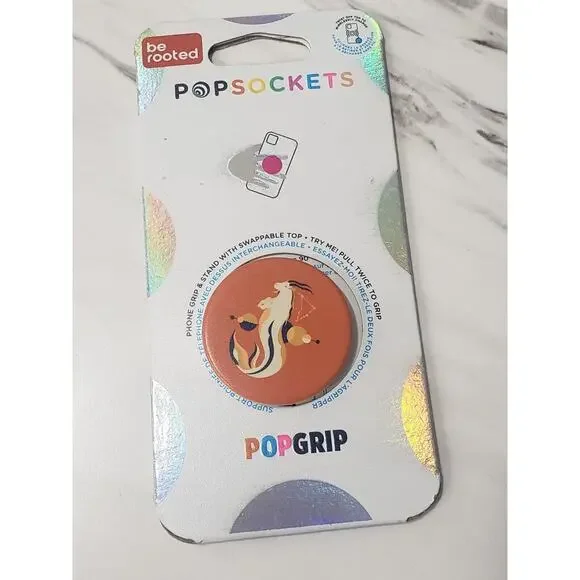 NEW PopSockets Popgrip Phone Holder Stand CAPRICORN zodiac astrology‎ sun moon