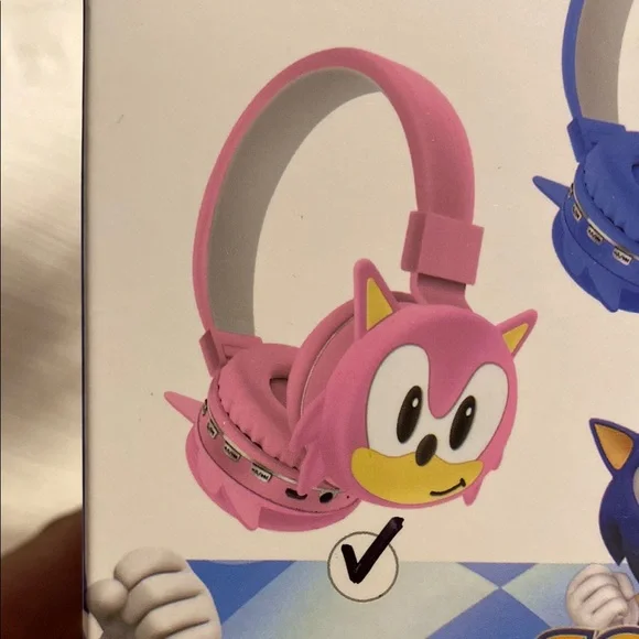 NIB - Sonics Wireless Bluetooth Headphones for Kids & Adults Pink