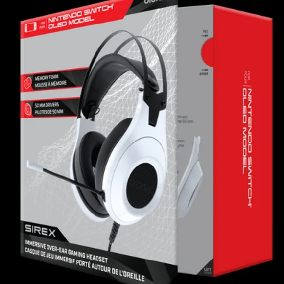 NEW Bionik Sirex Nintendo Switch OLED Immersive Over-ear Gaming Headset
