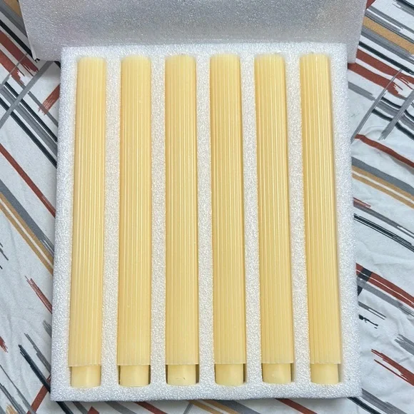 96 north decorative candles set- pack of 6 up to 18 hours burning time.