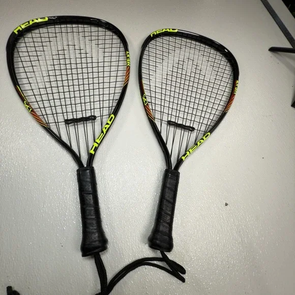 Heat Head CPS Racquet Ultimate Power Racquetball Crystal System Racket Set Of 2