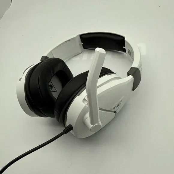 Turtle Beach Gaming Headset, White with Gray - Cables included