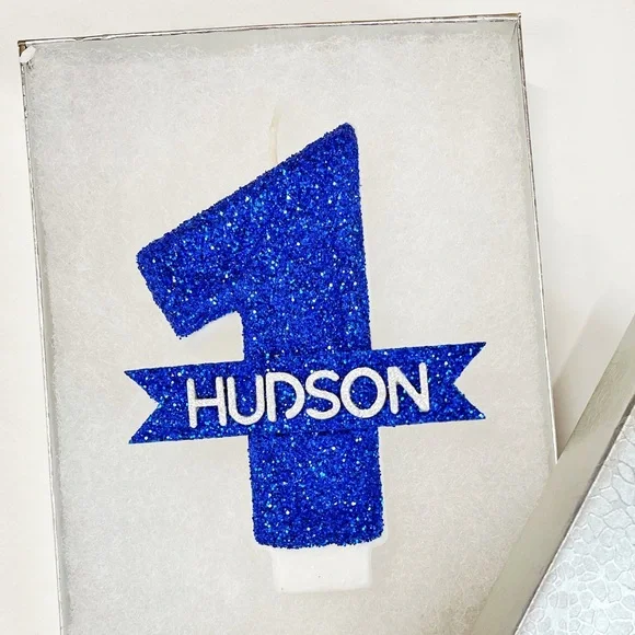 New! Personalized Name Candle Number Customized Birthday Candle Cake Topper Gift