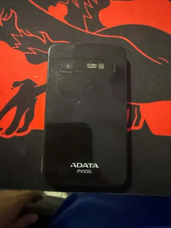 ADATA PV100 4200mAh Ultra-Slim Portable Power Bank - Black