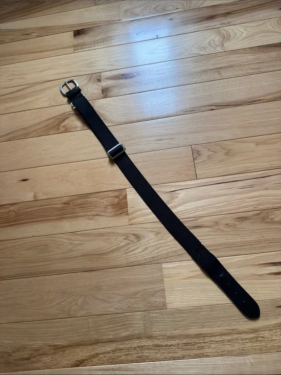 Black Adjustable kids baseball belt