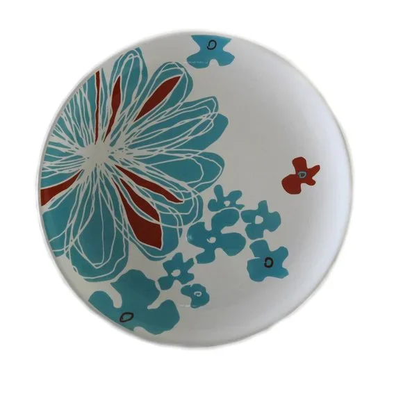 IKEA Light Turquoise Bullra Dinner Plate #15199