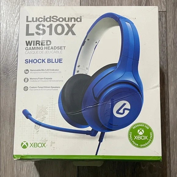 LS10X Wired Gaming Headset - Shock Blue