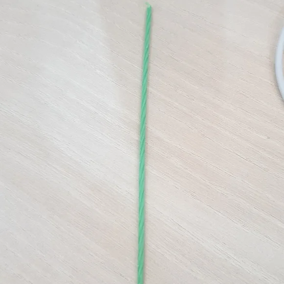Small long candle for your baby's birth