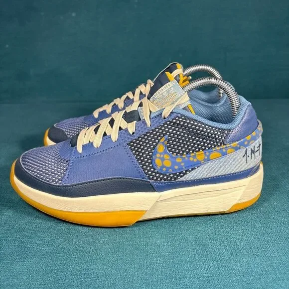 Nike Giannis Immortality 4 Blue Yellow Basketball Shoes Youth 6Y / Women’s 7.5
