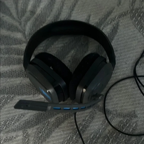 Gaming Headset with Microphone - Black and Blue