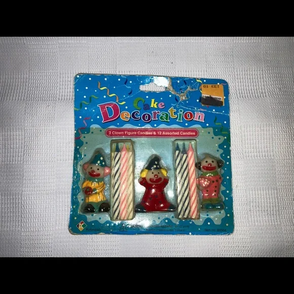 Vintage Cake Decorations-Clowns