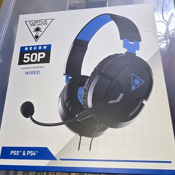 Recon 50P Wired Gaming Headset - Black and Blue