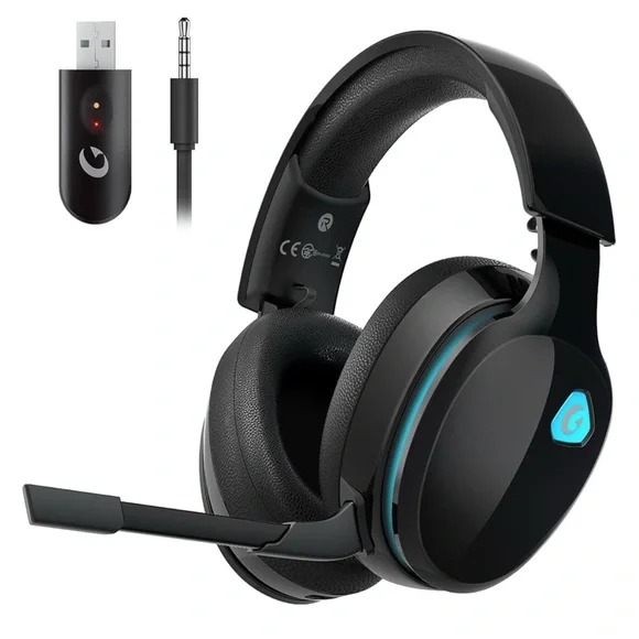 Black Wireless Gaming Headset