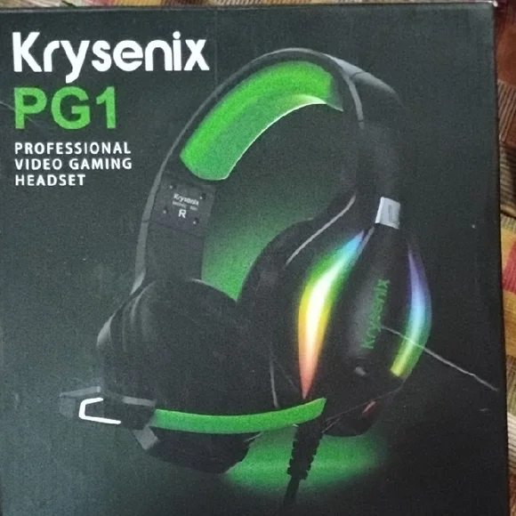 Krysenix PG1 Gaming Headset with RGB Lighting