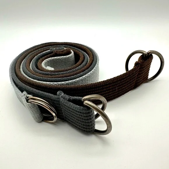 Lot of 3 Belts - approx 32’ long. Gray one in a bit longer than other two.