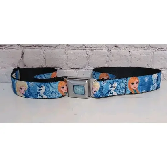 Buckle Down Frozen Unisex Buckle Belt Graphic Print 45