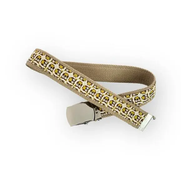 Toddler Neutral Owl Belt