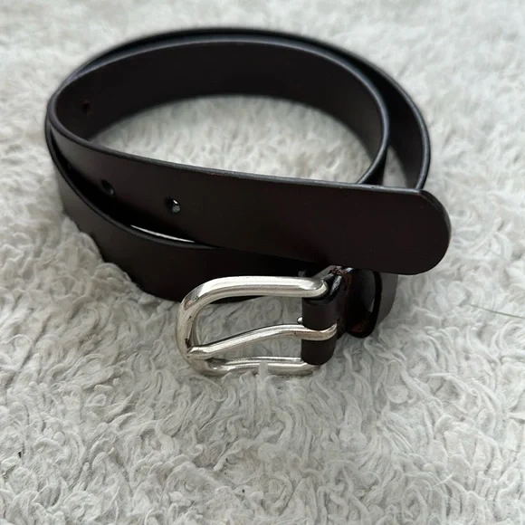 J crew Crewcuts boys brown leather belt (10)