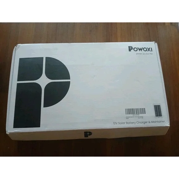 POWOXI 7.5w Solar Battery Trickle Charger‎ Maintainer 12v Solar Panel Kit Car B3