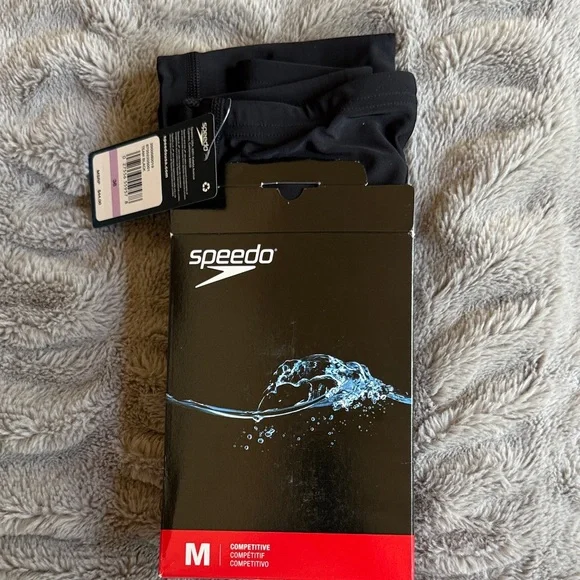 Speedo Black Competitive Swim Briefs