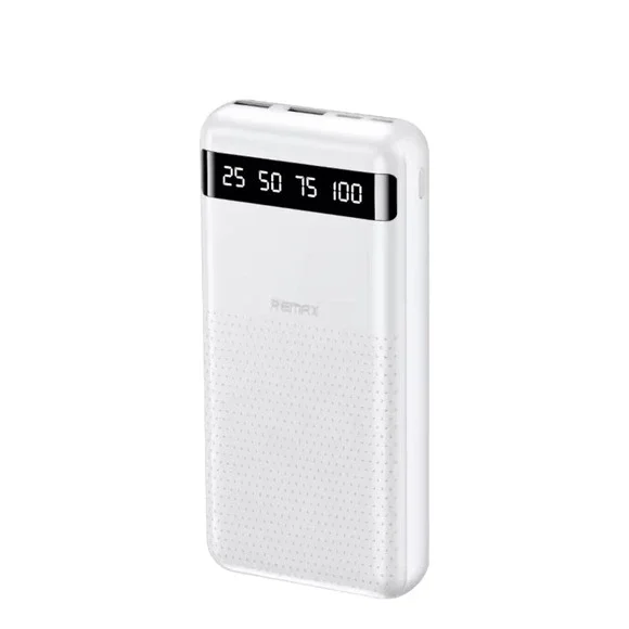 20000mAh Power Bank Portable Charger Remax RPP-11 Fast Charging LED White