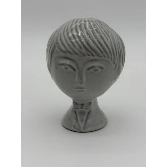 Jonathan Adler Art Pottery Utopia Reversible Boy/Girl Small Bud Vase 4”H