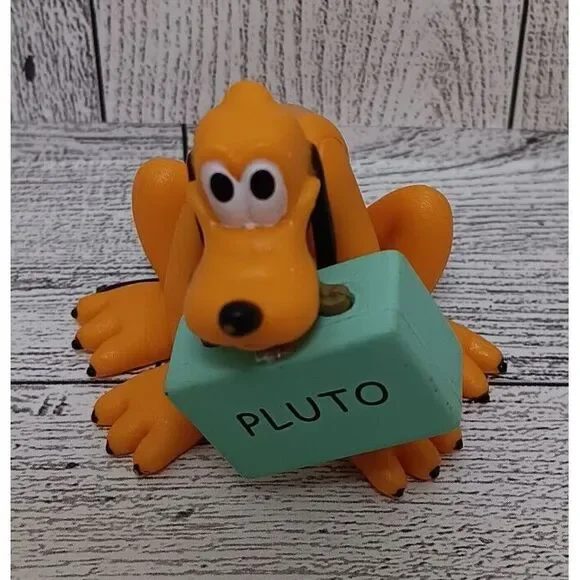 Pluto Train Passenger Dog‎ Suitcase Summer Vacation Figure Figurine Cake Topper