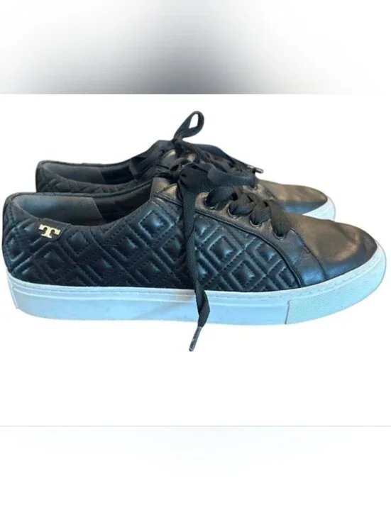 Tory Burch Marion Quilted Leather Sneakers