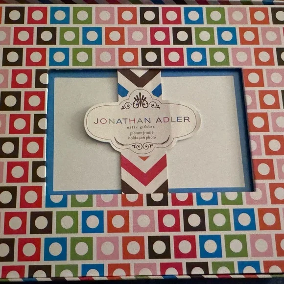 Jonathan Adler Multicolor Geometric Frame