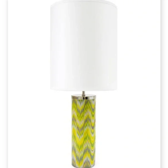 Jonathan Adler green Carnaby Acid Palm table lamp