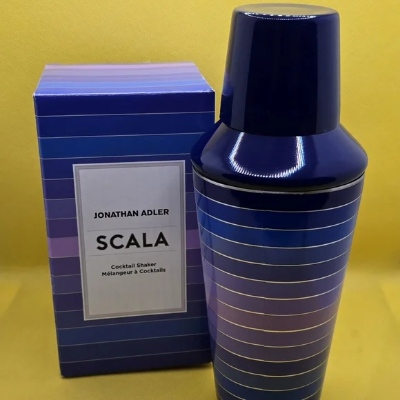 New Jonathan Adler Scala Cocktail Shaker 18.4oz