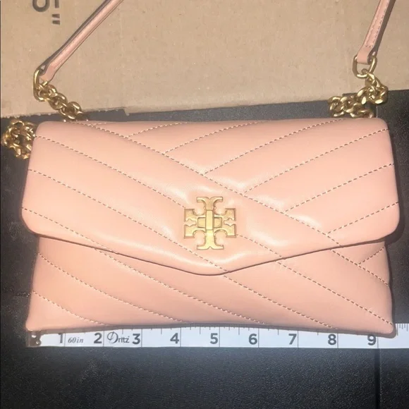 Tory Burch Blush Quilted Crossbody Bag