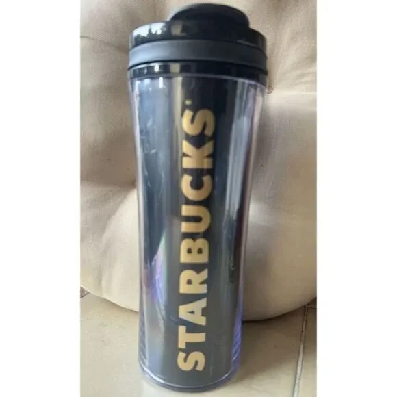 Star black‎ And Gold Tumbler