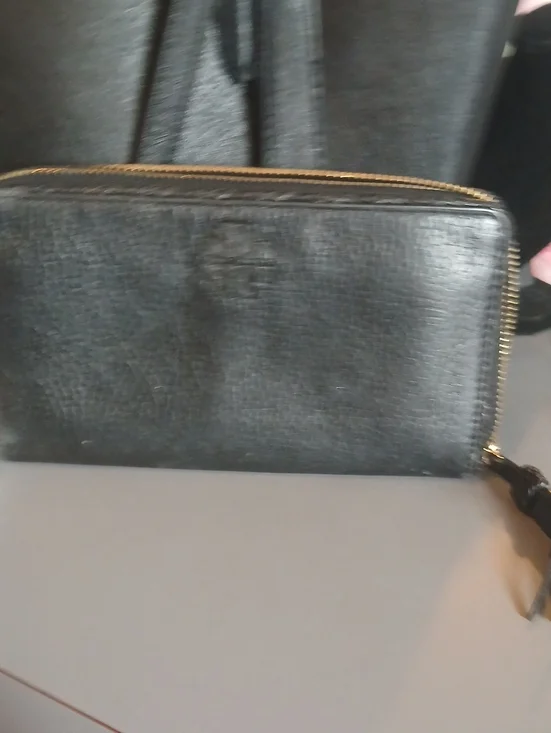 Tory Burch McGraw Zip Continental Wallet features pebbled leather