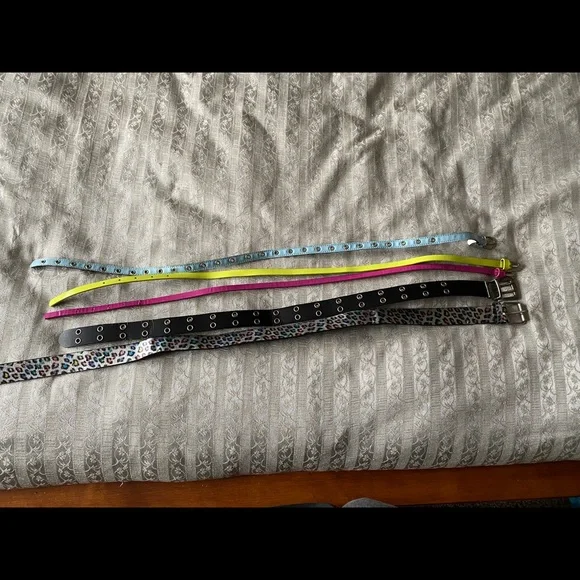 Bundle of five girls belts including from Justice