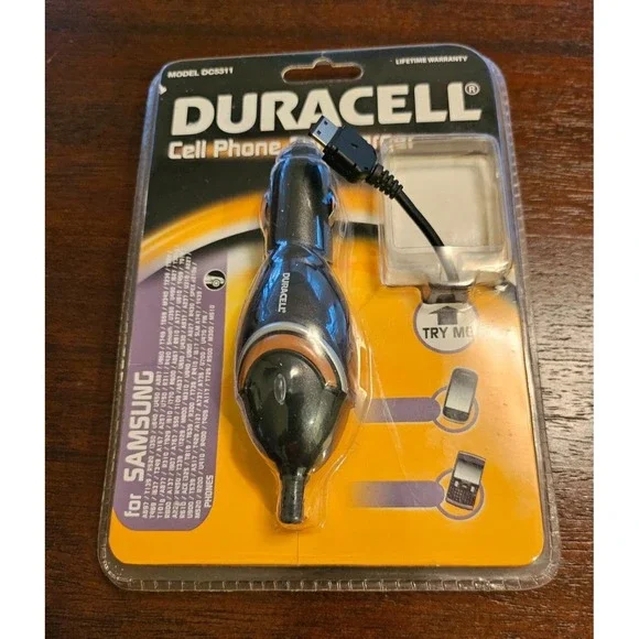 Duracell Cell Phone Car‎ Charger Model DU5311 New