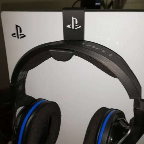 Sony PlayStation PS5 Headset Holder Console Mountable Universal Headphones Fit