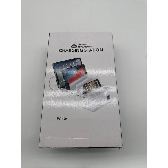 SooPii Premium White‎ 6-Port USB Charging Station for Multiple Devices