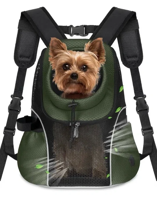 Pet Carrier Backpack for Dogs - Green