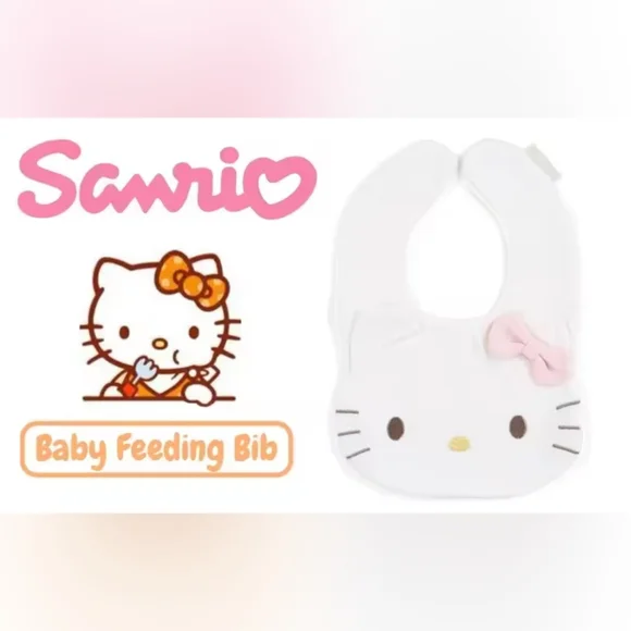 EXCLUSIVE - Hello Kitty Officially Licensed Baby Bib From Japan