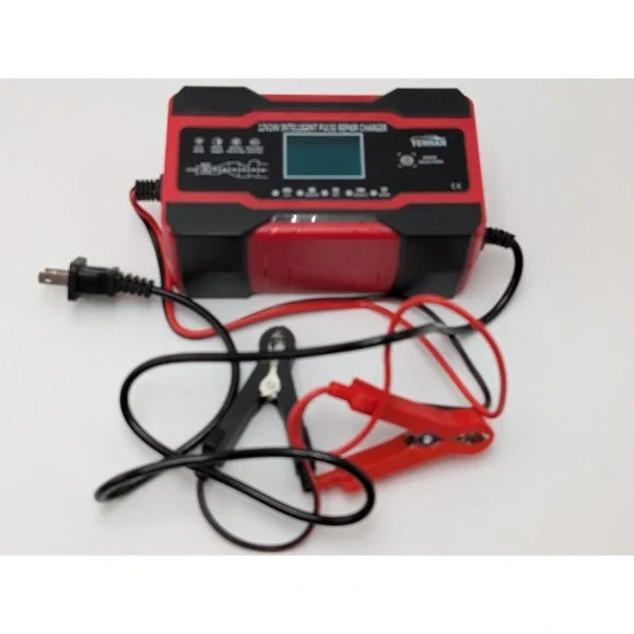 Battery Charger 10-Amp 12V/24V Smart Trickle Charger for Car-Battery