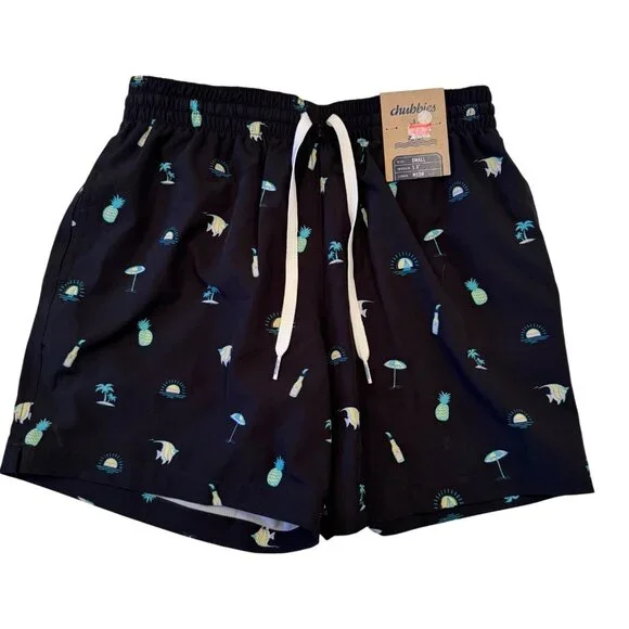 Chubbie's Classic Lined 5.5-Inch Swim Trunks NWT The Beach Essentials $70