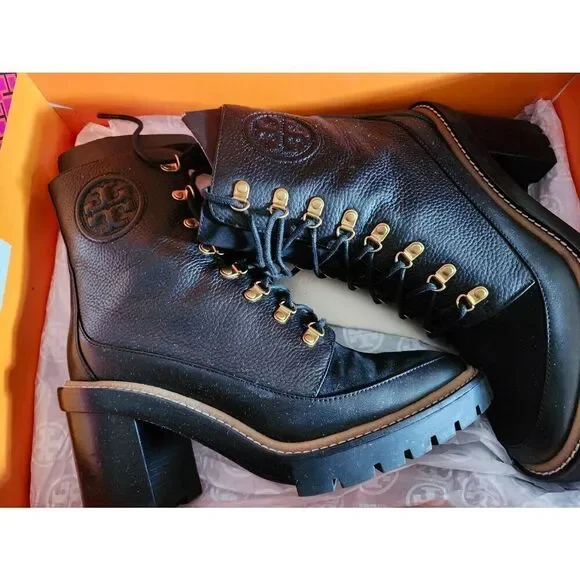 Tory Burch Miller NWT Sole Bootie. These stylish boots feature a blend of leathe