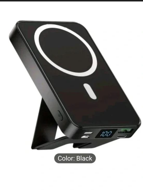 Battery Pack 10000mAh Power Bank with Foldable Stand Portable Charger New
