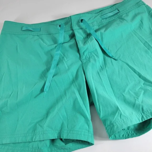 Prana‎ Men's 40x6 Unlined Green Lightweight Board Shorts Swim Trunks