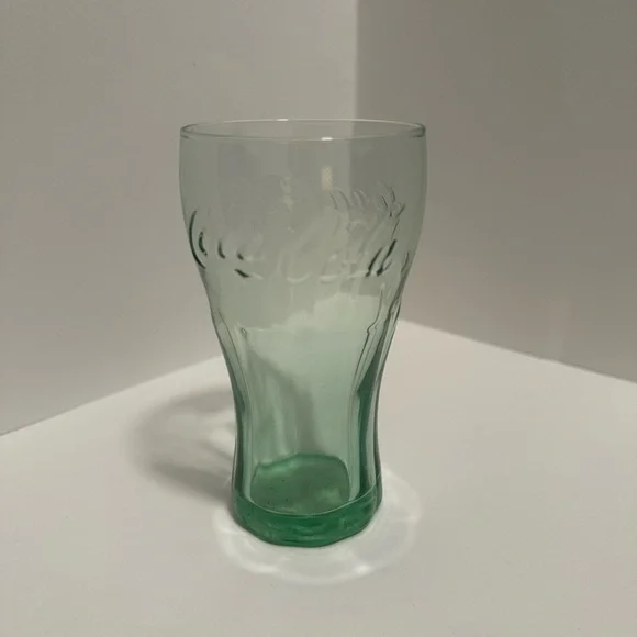 Vintage Tinted Coke Glass