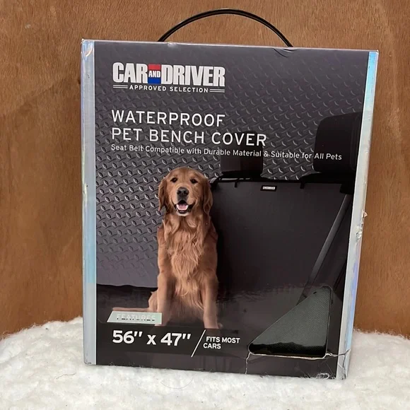 Car Driver Waterproof Pet Bench Cover- NEW