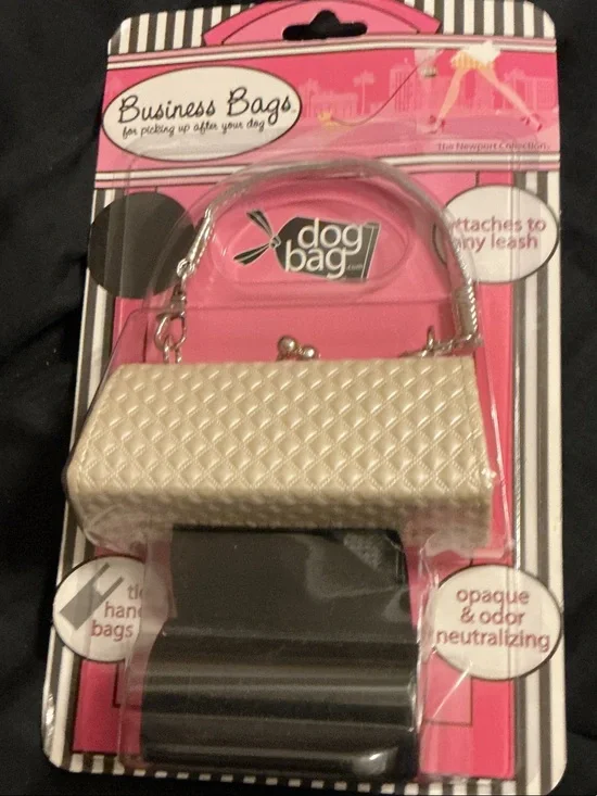 Business Bag Pet Waste Dispenser - Pearl White