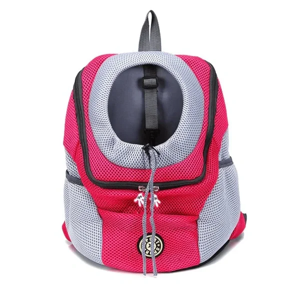 Doggy knapsack carrier backpack hot pink NwT